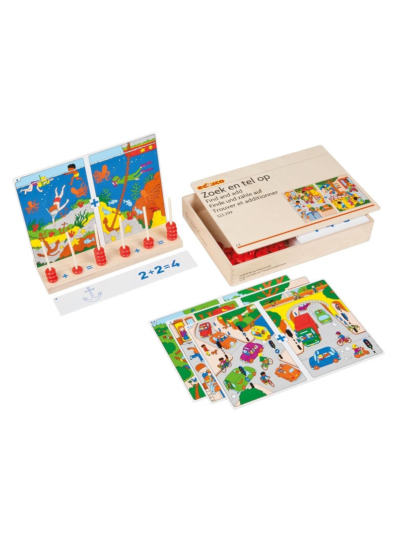 Find And Add Game For Kids 4 Theme Board