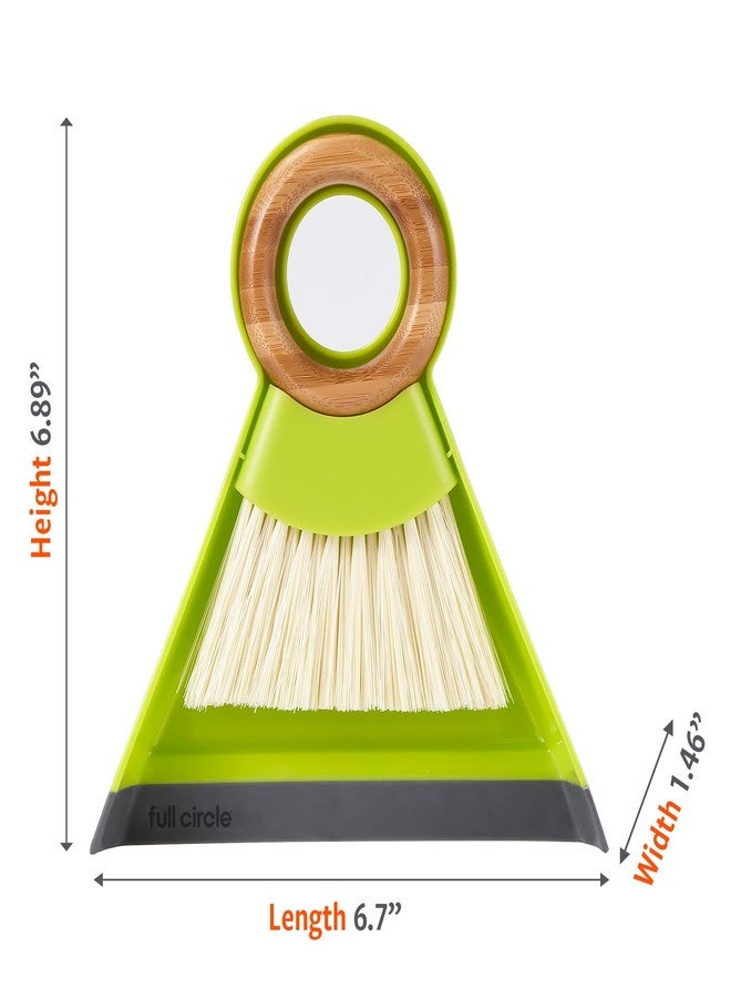Full Circle Tiny Team Mini Brush and Dustpan Set, Green - Image 5