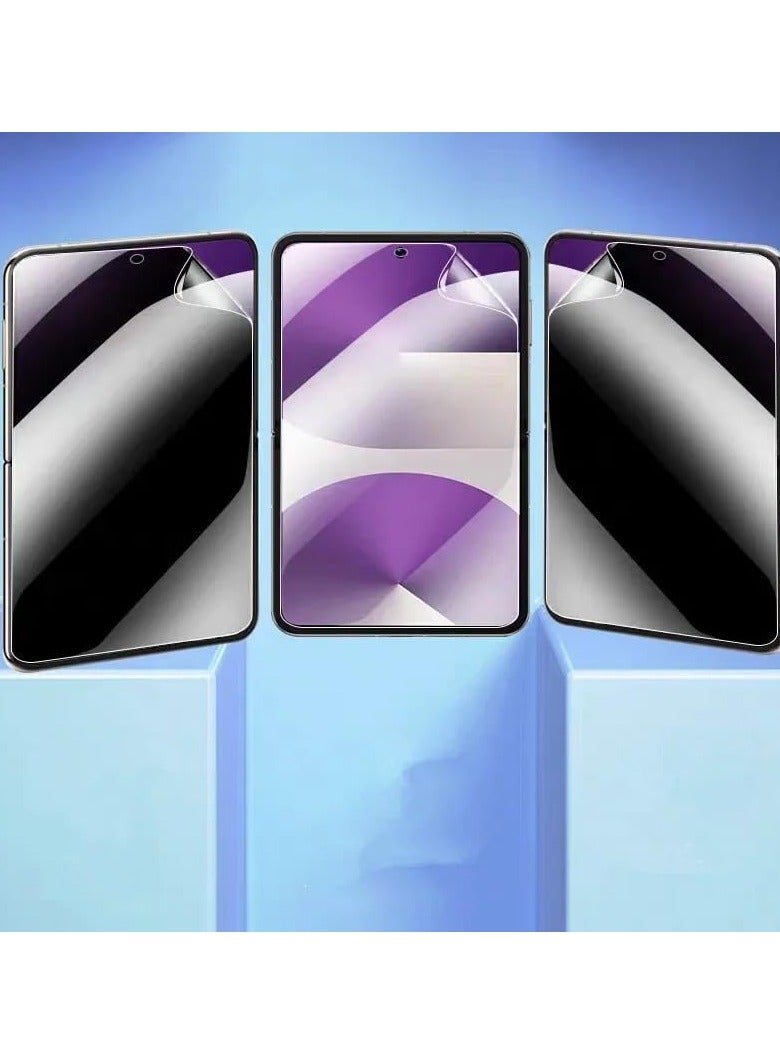 【2+2 Pack】 For Huawei Pura X 2025 Privacy Screen Protector, 【External + Internal】 Soft TPU 【Self-Healing Scratch-Resistant】 360° Full Anti-Peeping Privacy Screen Film - Image 4