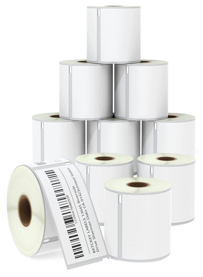 BETCKEY - Compatible DYMO 30256 (2-5/16" x 4") Shipping Labels, Perforated, Compatible with DYMO Labelwriter 450, 4XL, NOT FIT 550 & 5XL [10 Rolls/3000 Labels] - Image 1
