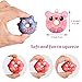 GOLDGE 32 Pcs Squishy Donut Keychains Not Attached Colorful Party Favors Goodie Bag Pinata Stuffers Classroom Carnival Prizes Treasure Box Toys for Kids 32 Pcs Squishy Donut Keychains - Image 4