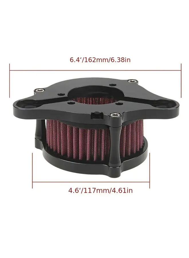 Black Air Filter Kit Intake for Sportster XL 883 1200 1991 2016 - Image 3