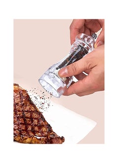 BLACKSTONE Acrylic Pepper Mill, Pepper Grinder Manual With Strong Adjustable Ceramic Grinders Bpg4101 Large 6"  - Image 3