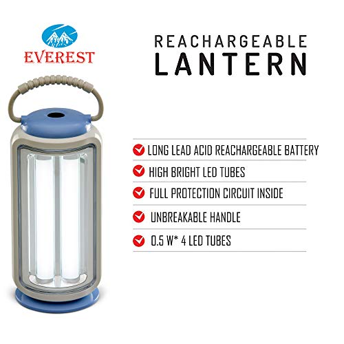 Everest Plastic Emergency Light ( Blue) Pack of 1 - Image 3