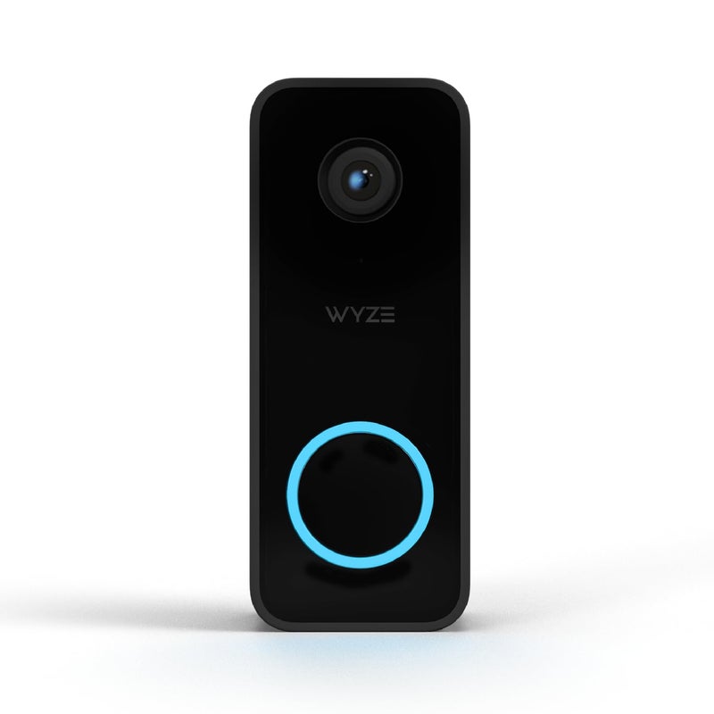 WYZE Wired Doorbell Camera v2(existing doorbell Wiring Required), 2K Security Video Doorbell, Color Night Vision, 2-Way Audio, Package Monitor, Works with Alexa & Google Assistant. Free Expert Setup - Image 1