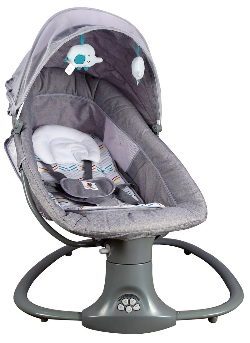 3-In-1 Multi-Functional Baby Bassinet Swings With Remote Control And 5 Adjustable Speeds, Upto 36 Months, Grey - pzsku/Z48417CC68EFDC666E70CZ/45/_/1739066072/b78de19d-a6a0-4d6b-b9b8-a1c9b88ef833