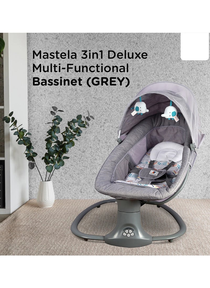 3-In-1 Multi-Functional Baby Bassinet Swings With Remote Control And 5 Adjustable Speeds, Upto 36 Months, Grey - pzsku/Z48417CC68EFDC666E70CZ/45/_/1739066143/b8d3df3e-741d-45d0-86db-120c770d486a