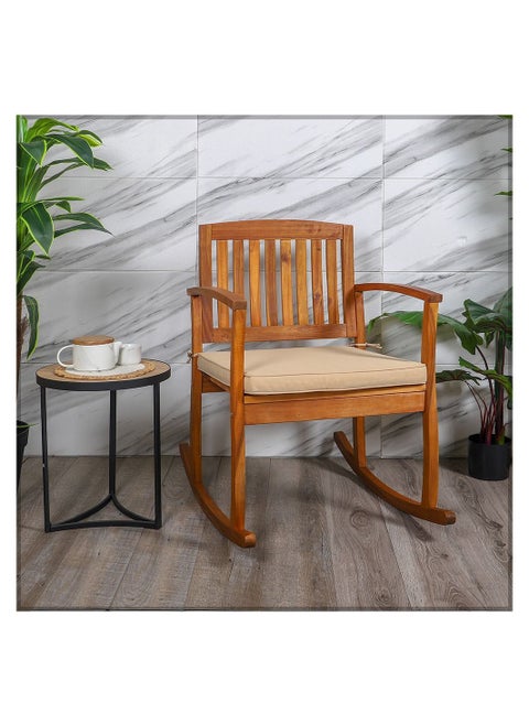 Rocking Chair with Seating Cushions