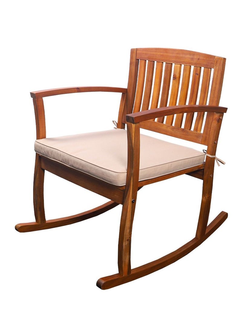Rocking Chair with Seating Cushions