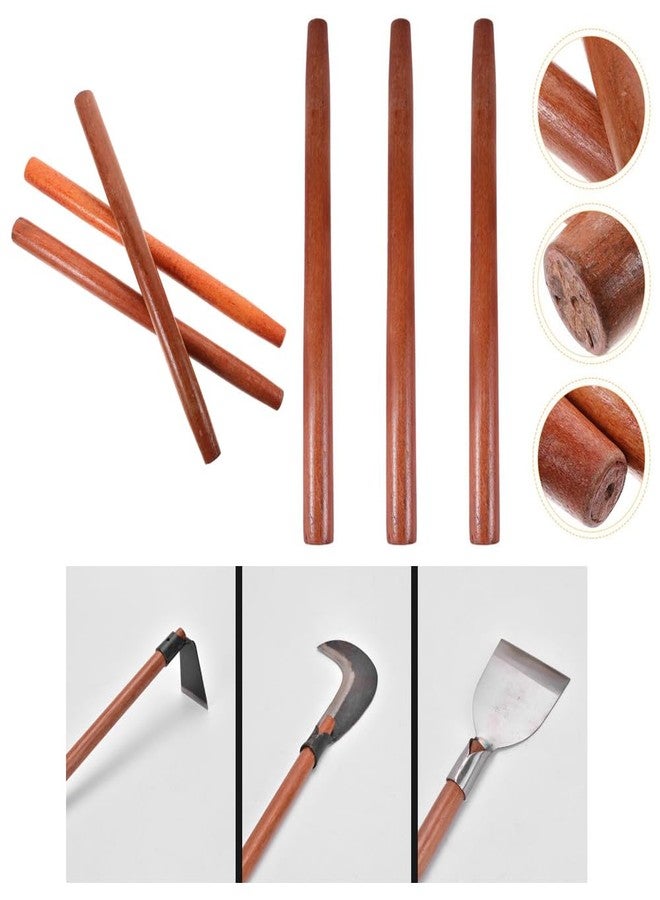 TorSor 3 Pack Sledge Hammer Handle Replacement 12 1/2" 35cm Solid Hard Dense Wood Handles Grip for Drilling Hammer Sledgehammer Rubber Mallet Hammer Ball Pein Hammer Strike Club Hammers - Image 4