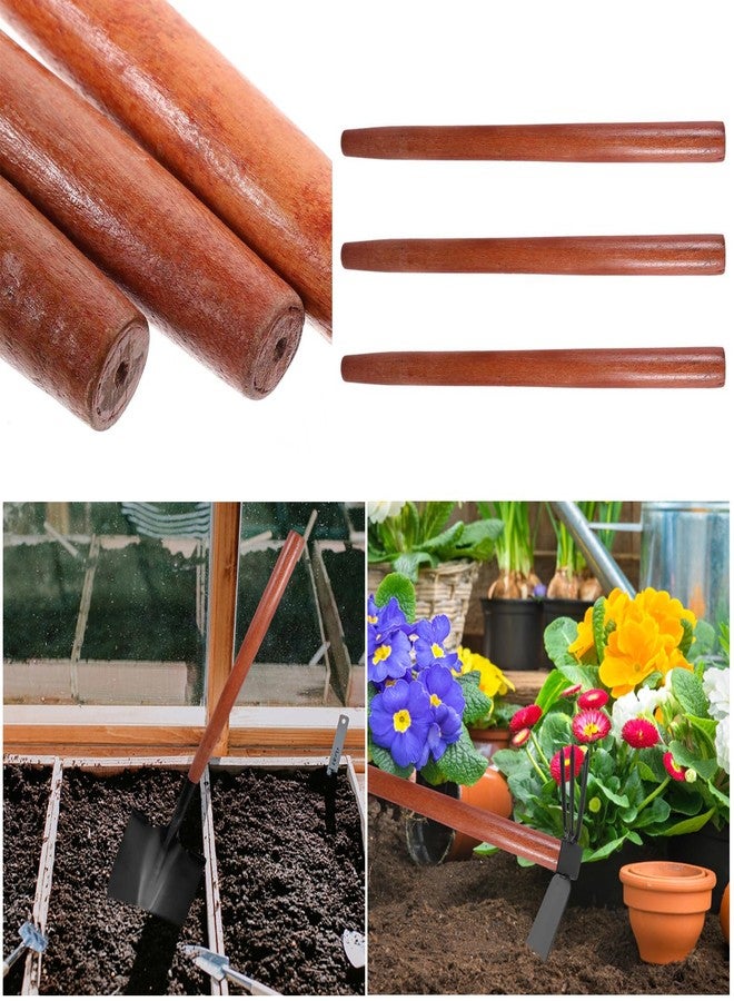 TorSor 3 Pack Sledge Hammer Handle Replacement 12 1/2" 35cm Solid Hard Dense Wood Handles Grip for Drilling Hammer Sledgehammer Rubber Mallet Hammer Ball Pein Hammer Strike Club Hammers - Image 5