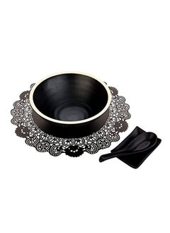 Super-Touch Doodle Doily Paper Black (250pcs/pack) (500, 19cm)