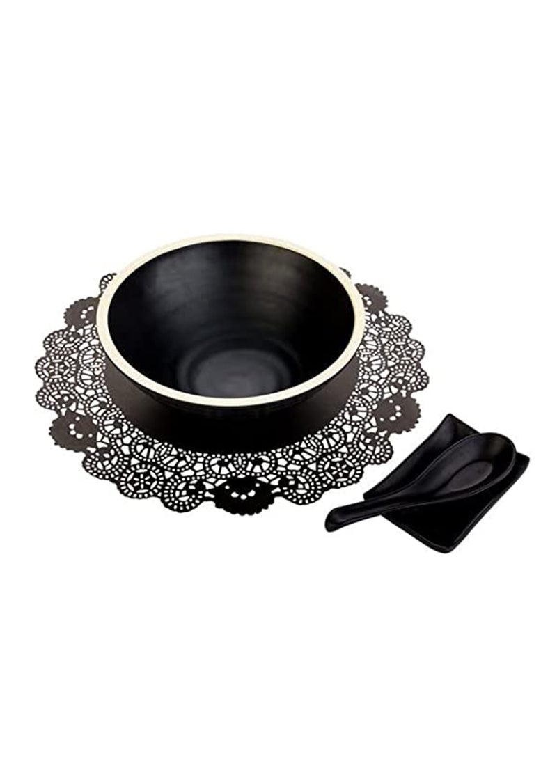 Super Touch - Super-Touch Doodle Doily Paper Black (250pcs/pack) (500, 19cm) - Image 1