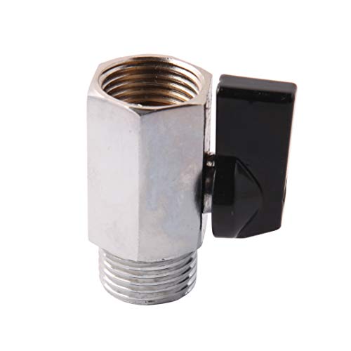 Metaland 1/2" Brass Mini Ball Valve NPT Female x Male Shut-Off Valve - Image 3