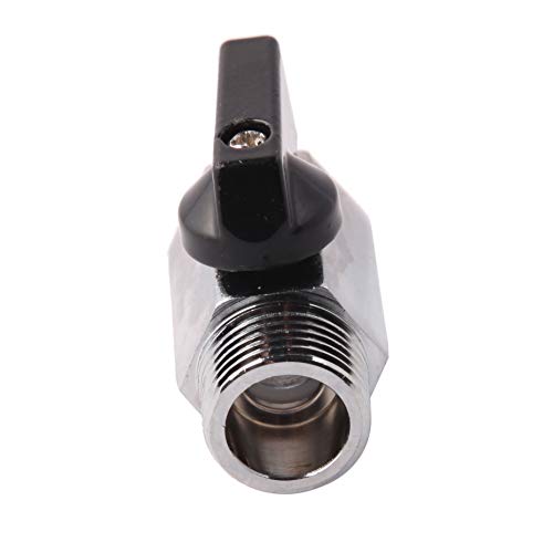 Metaland 1/2" Brass Mini Ball Valve NPT Female x Male Shut-Off Valve - Image 4