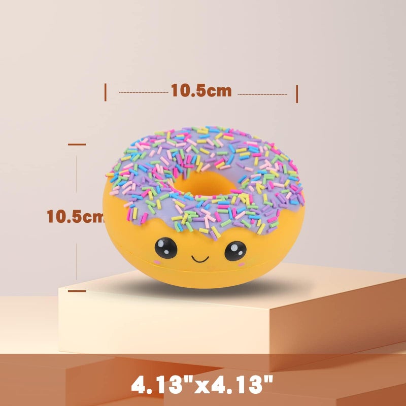 Anboor Donut Squishies Slow Rising Squishys Toy for Kids Soft Doughnuts Scented Stress Relief Realistic Cute Squeeze Squish Toy - Image 2