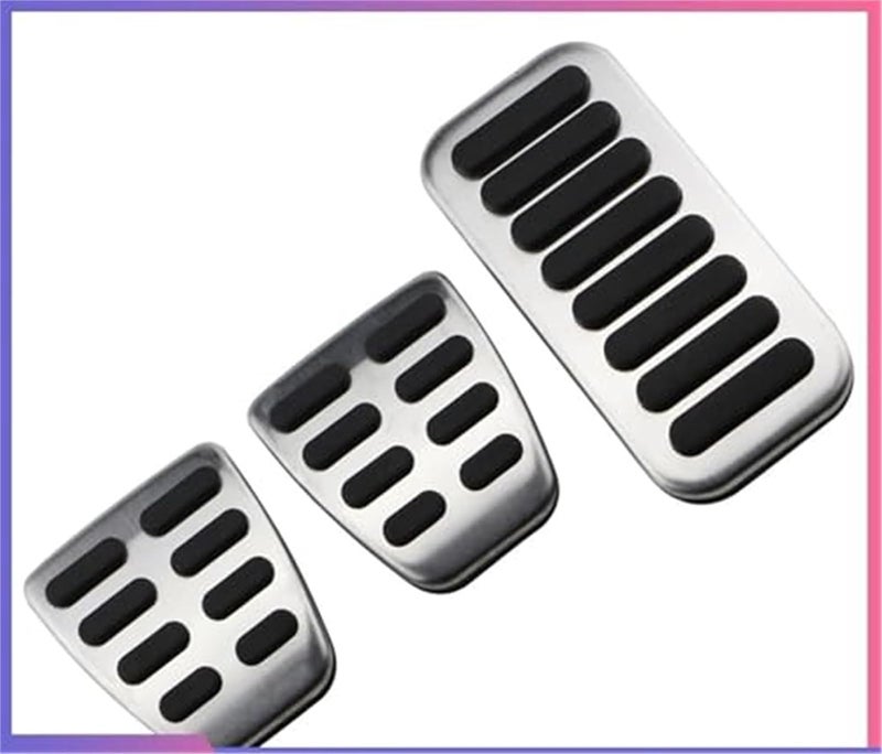 Wivplex Stainless Steel Pedal Pad Set for Brio - Image 2
