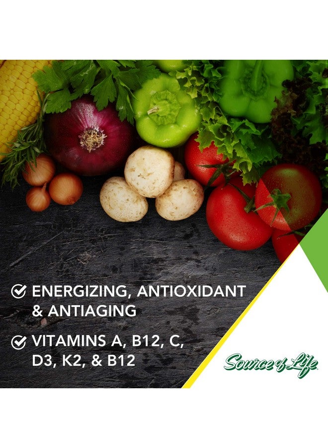 Nature's Plus Naturesplus Source Of Life Liquid 8 Fl Oz Tropical Fruit Flavor Whole Food Supplement Energy Booster Antioxidant Vegetarian Gluten Free 8 Servings - Image 3