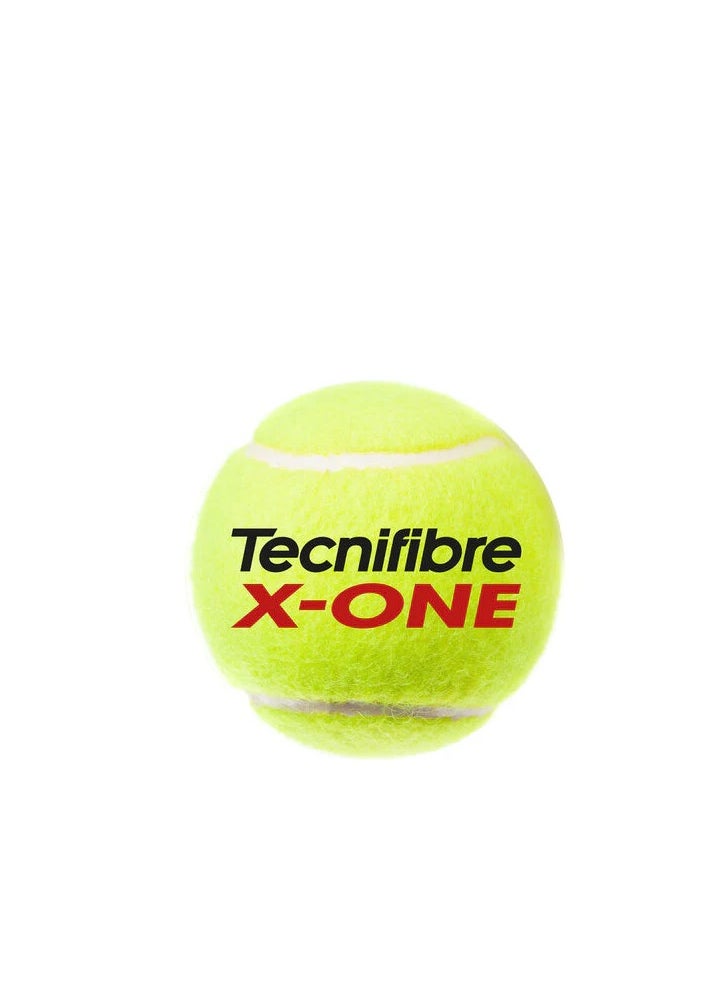 TecniFibre Tecnifibre X-One Tennis Balls 4 Ball Can ITF FFT FIT Approved  - Image 2