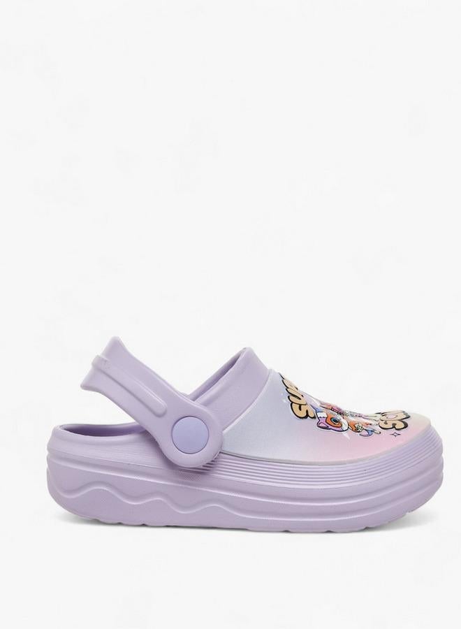 ديزني شباشب بناتي بطبعة فريق سوبر كيتي بحزام خلفي - Image 1