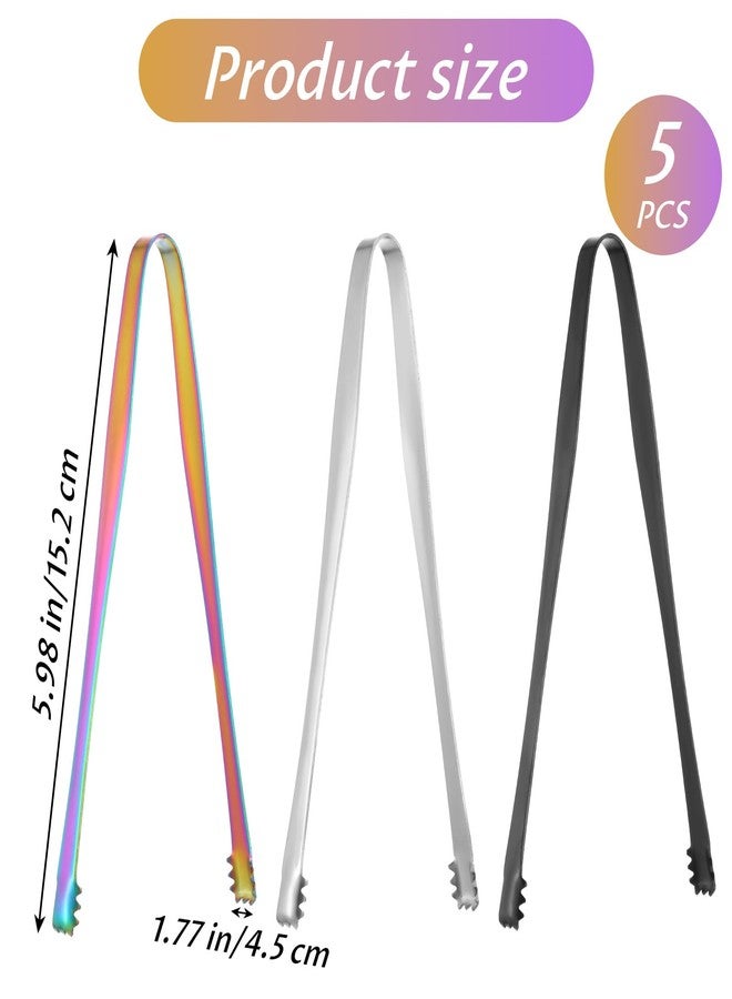 Kifmurase 3 Pcs Egg Chalaza Removal Tongs, Toothed Design Eggshell Fragment Membrane Removal Tool, Stainless Steel Multipurpose Egg Tool for Cooking Food Cake Bakers Pastry Chefs - Image 2