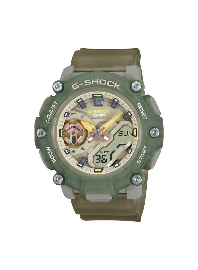 جي شوك ساعة نسائية تناظرية رقمية من الراتنج -- - . مم - Image 1