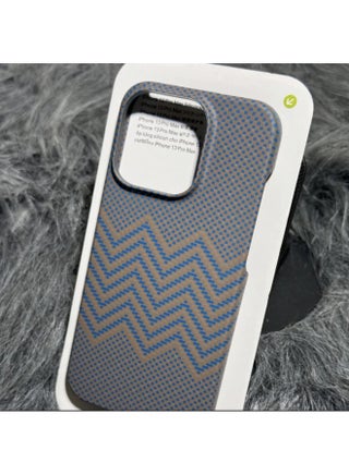 For IPhone16promax Kevlar Texture Phone Case Apple 15 Skin-Sense Half-Bag Drop-Resistant Protective Case 14-color:Gray Blue [half Pack Kevlar Pattern]-Applicable Models:iPhone16promax - pzsku/Z484238DE71257CE78631Z/45/1746230920/0e81ce44-8b2a-4404-a679-67b964829833