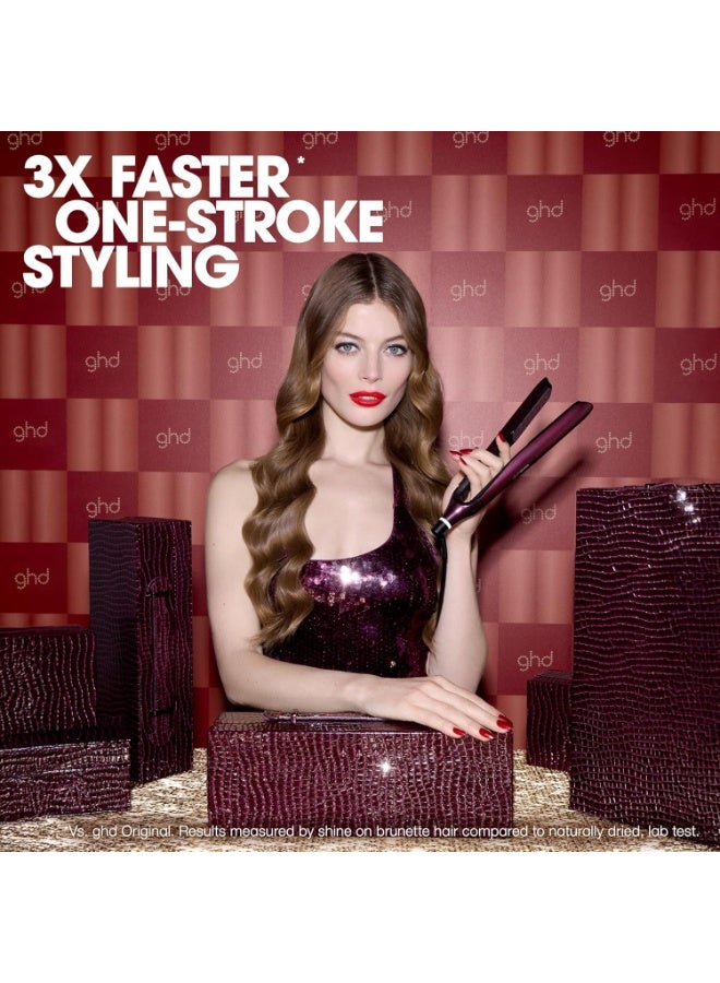 ghd Chronos Smart Hair Straightener – 1" Flat Iron with HD Motion-Responsive Technology, 3X Faster Styling, 85% More Shine, 2X Less Frizz, 3X More Breakage Protection – Cherry Chic Limited Edition - Image 4