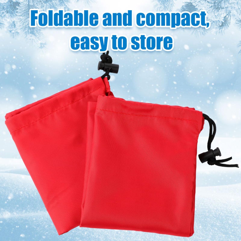 Frienda 2 Pcs Side View Mirror Cover Auto Rearview Protection Cover Snow Ice Mirror Exterior Rear Accessories Universal Size for Cars (Red) - Image 5