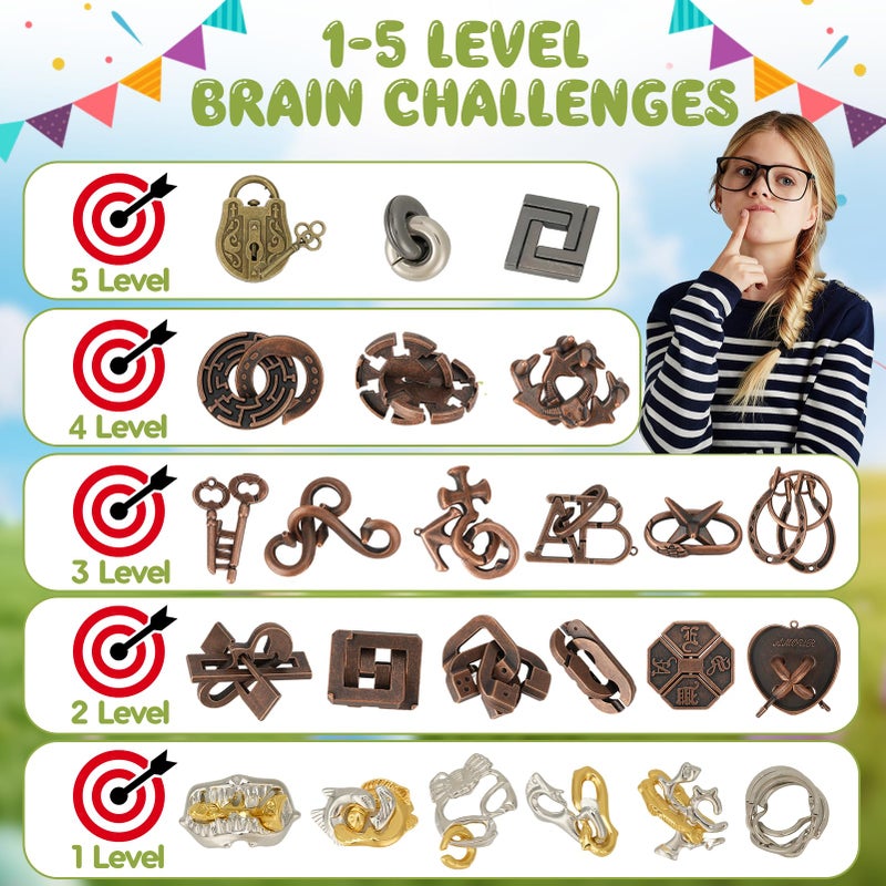 Mytothfy 24 Pack Easter Eggs Filled with Brain Teaser Puzzles, Easter Basket Stuffers for Kids Teens Adults, Easter Eggs Fillers for Teens Kids Boys Girls, Easter Eggs Hunt Game, Classroom Prize Supplies - Image 5