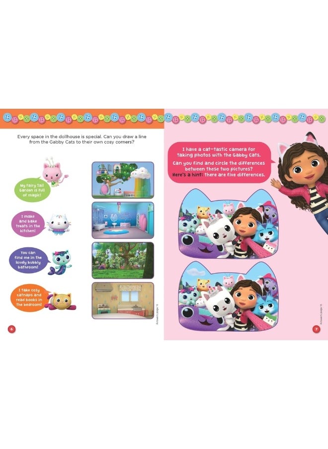 DreamWorks Gabby's Dollhouse: Crafty-Rific Sticker Activity Book  - Image 4