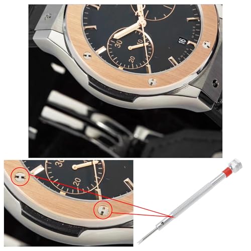 LT Easiyl 1PC 316 Stainless Steel Single Head Screwdriver Strap Buckle Remover U-Type Screwdriver Watch Strap Special Repair Tool Compatible with HUBLOT - Image 3