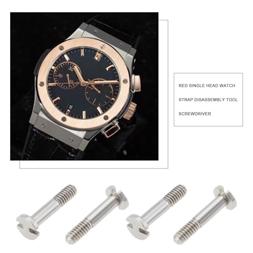 LT Easiyl 1PC 316 Stainless Steel Single Head Screwdriver Strap Buckle Remover U-Type Screwdriver Watch Strap Special Repair Tool Compatible with HUBLOT - Image 2