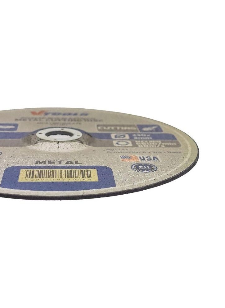 VTOOLS 230 mm x 3 mm Curved Metal Cutting Discs, 9 Inch Metal Cutting Wheels for Angle Grinder - Image 2