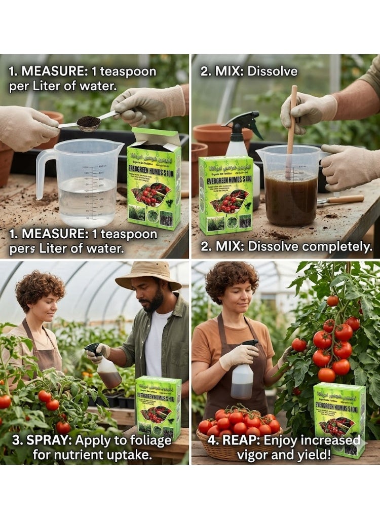 Evergreen Humus S-100 Organic Bio Fertilizer 1Kg - Image 2