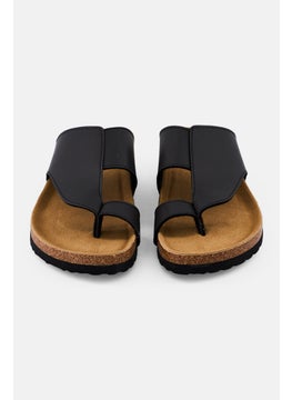 Algspar Men Slip On Cork Sandals, Dark Grey  - Image 2