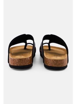 Algspar Men Slip On Cork Sandals, Dark Grey  - Image 3