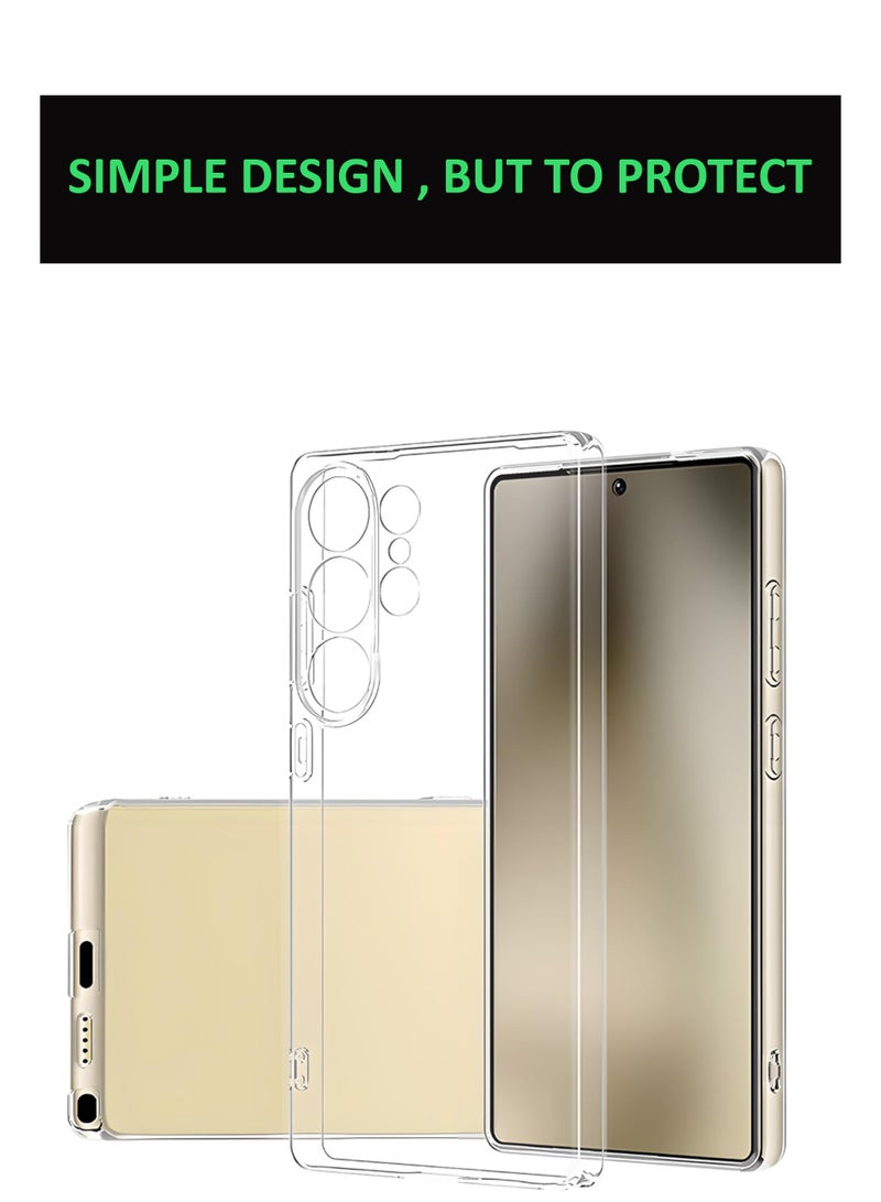 My Choice For Samsung Galaxy S25 Ultra Transparent Back Case Cover - Image 3