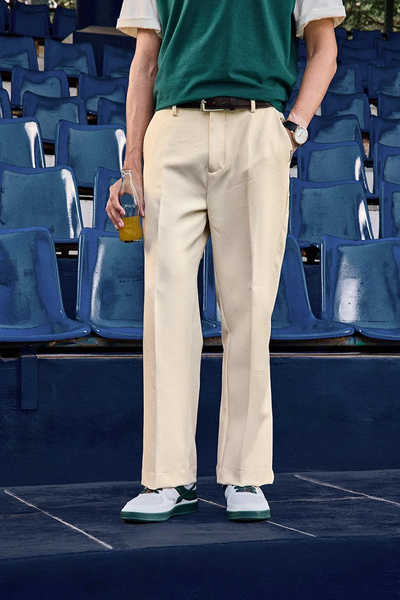 SNITCH Loose Fit Stretch Trousers