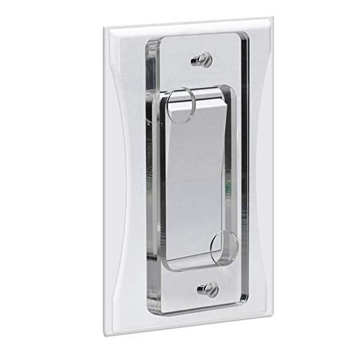 ChengFu Switch Plate Guard Light Cover Protector Acrylic Clear Light Switch Guards for Sabbath, Child Safe, Home and Office (4 Pack) - Image 5
