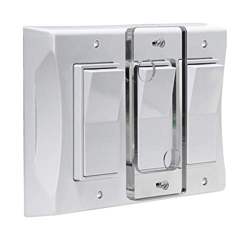 ChengFu Switch Plate Guard Light Cover Protector Acrylic Clear Light Switch Guards for Sabbath, Child Safe, Home and Office (4 Pack) - Image 2