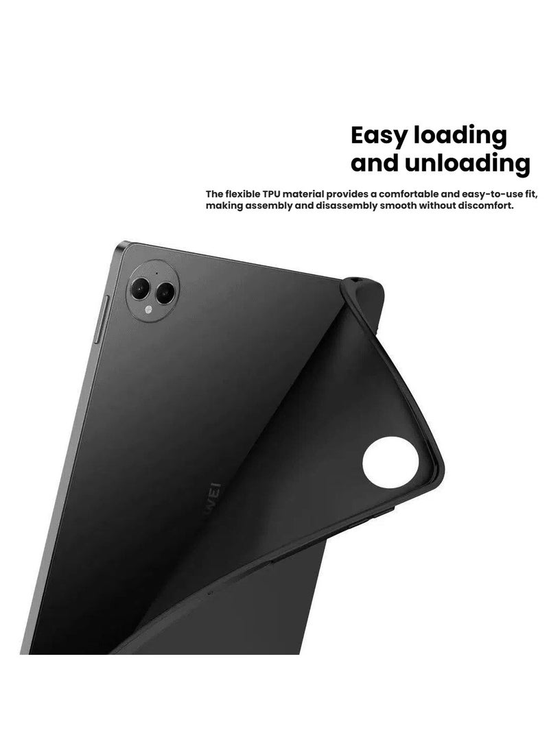 Protective case compatible with Huawei MatePad Pro 12.2-inch 2025 tablet. Soft TPU back cover, ultra-thin, shockproof and slip-resistant. - Image 4
