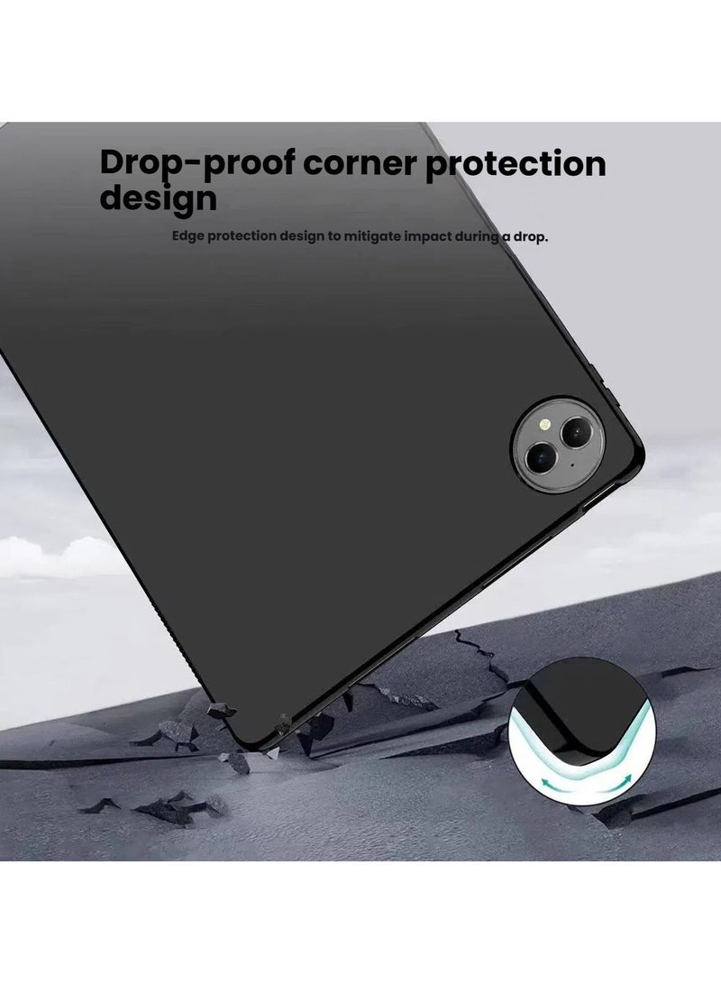 Protective case compatible with Huawei MatePad Pro 12.2-inch 2025 tablet. Soft TPU back cover, ultra-thin, shockproof and slip-resistant. - Image 3