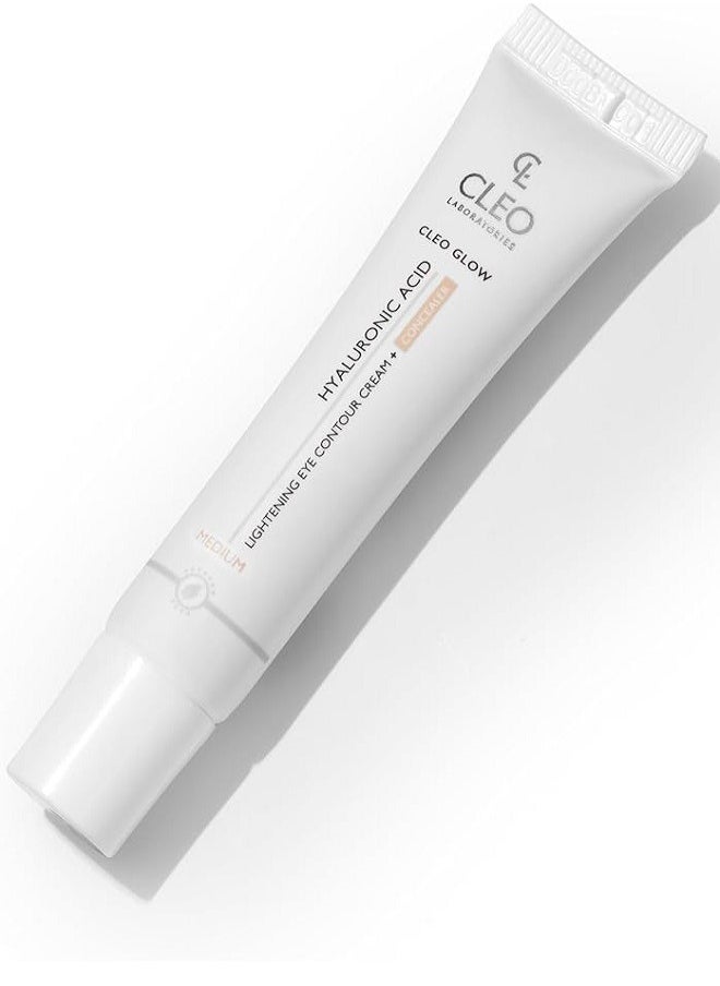 Cleo - Glow Hyaluronic Acid Lightening Eye Contour+concealer-medium-15ML - Image 1