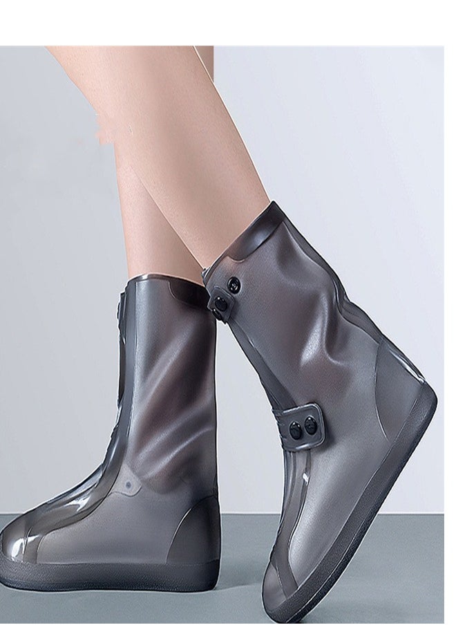 Loquat - Children's High Rain Boots Brown - Image 1