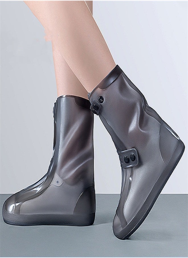 Loquat - Children's High Rain Boots Brown - Image 1