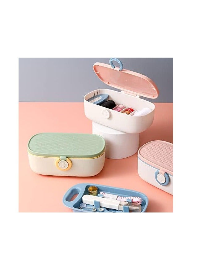 Bukela Green Sewing Project Kit, 135 Pcs Family Sewing Supplies Repair Kit Traveler Sewing Kit Sewing Thread Accessories DIY Sewing Supplies Organizer (Green) - Image 2