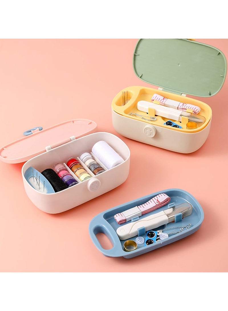 Bukela Green Sewing Project Kit, 135 Pcs Family Sewing Supplies Repair Kit Traveler Sewing Kit Sewing Thread Accessories DIY Sewing Supplies Organizer (Green) - Image 5