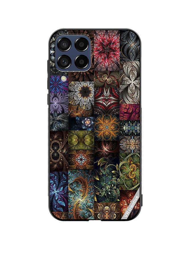 VR CREATIVE Protective Case Cover For Samsung Galaxy M53 30 Mind Blowing Pieces Of Algorithmic Fractal Art Design Multicolour - Image 1