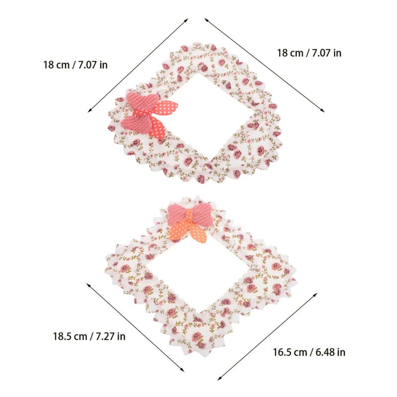 Boho Style Fabric Light Switch Plate Covers Decorative Bow Set of 2 for Room Decor - Image 3